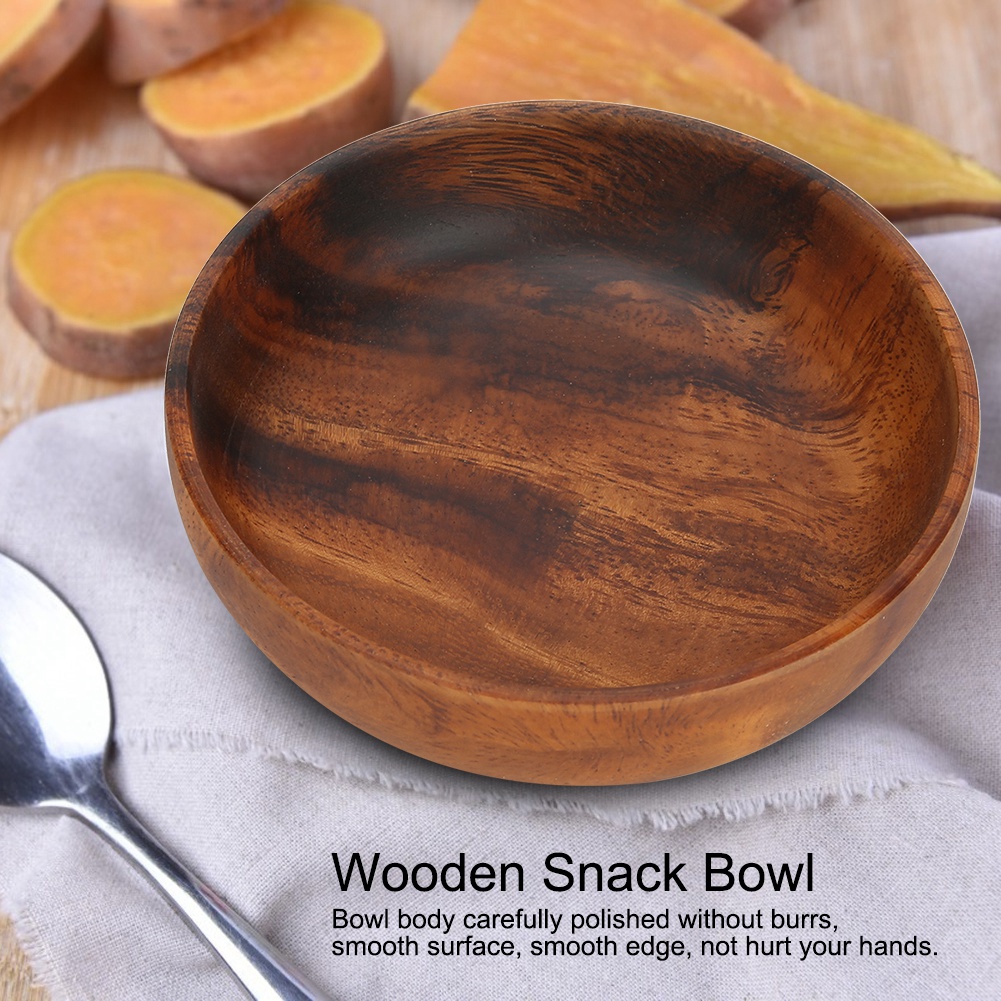 Wood Serving Bowls Wooden Snac - Home Cooking Recipes review and price
