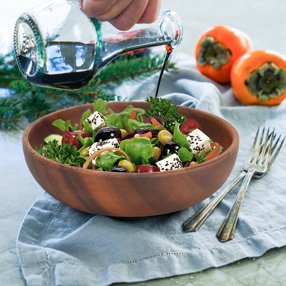 Wood Serving Bowls Wooden Snac - Home Cooking Recipes review and price